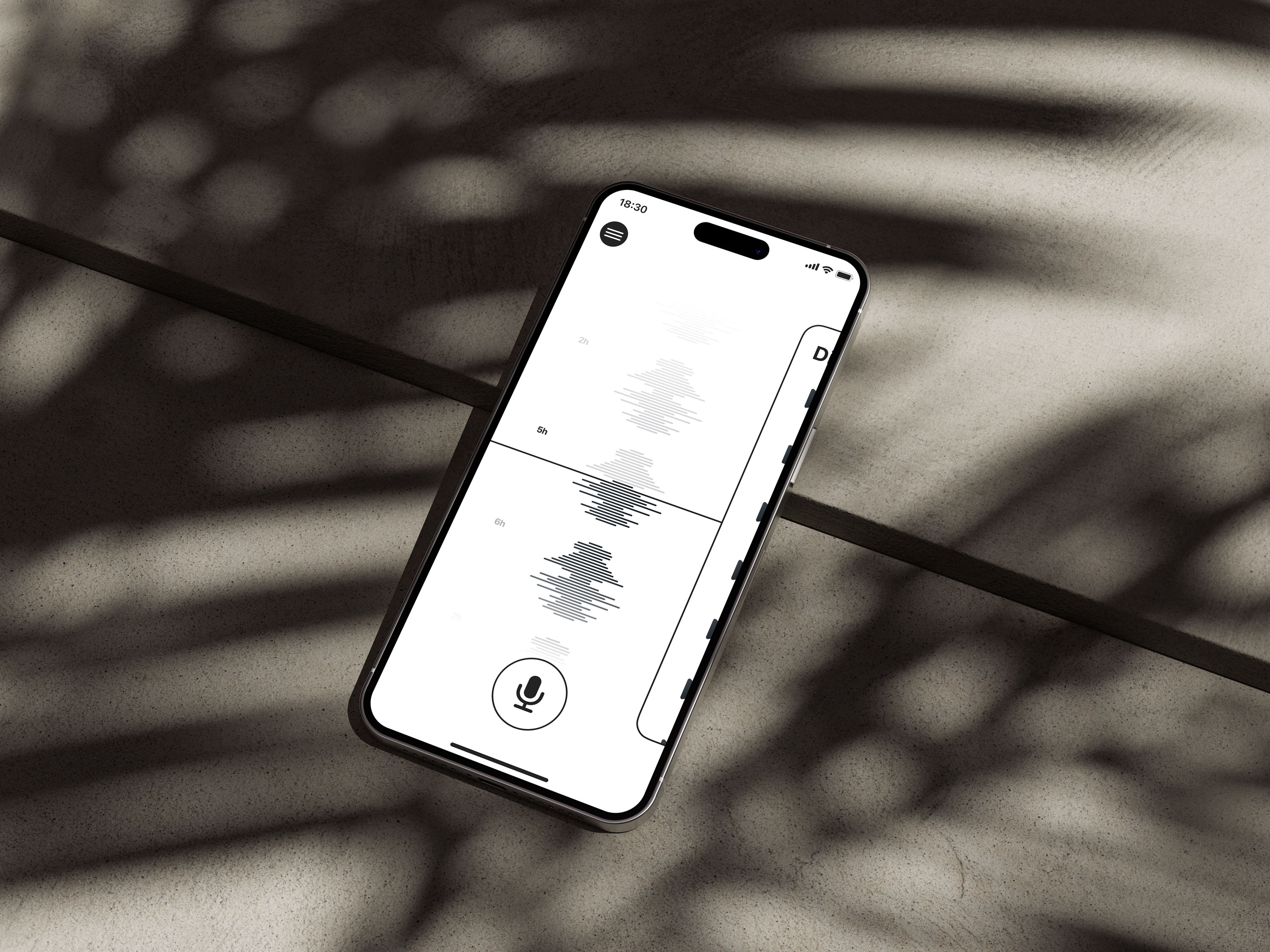RaShare mobile voice social network interface for recording, discovering, and discussing voice messages